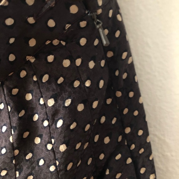 Brown Polka Dots Skirt - Picture 5 of 9